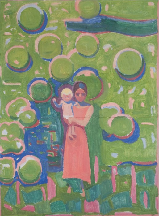 Magden<br />1930, Öl auf Leinwand, 41 x 49 cm