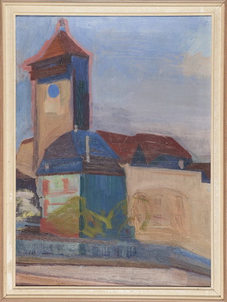 Obertorturm<br />Öl auf Leinwand, 52 x 38 cm
